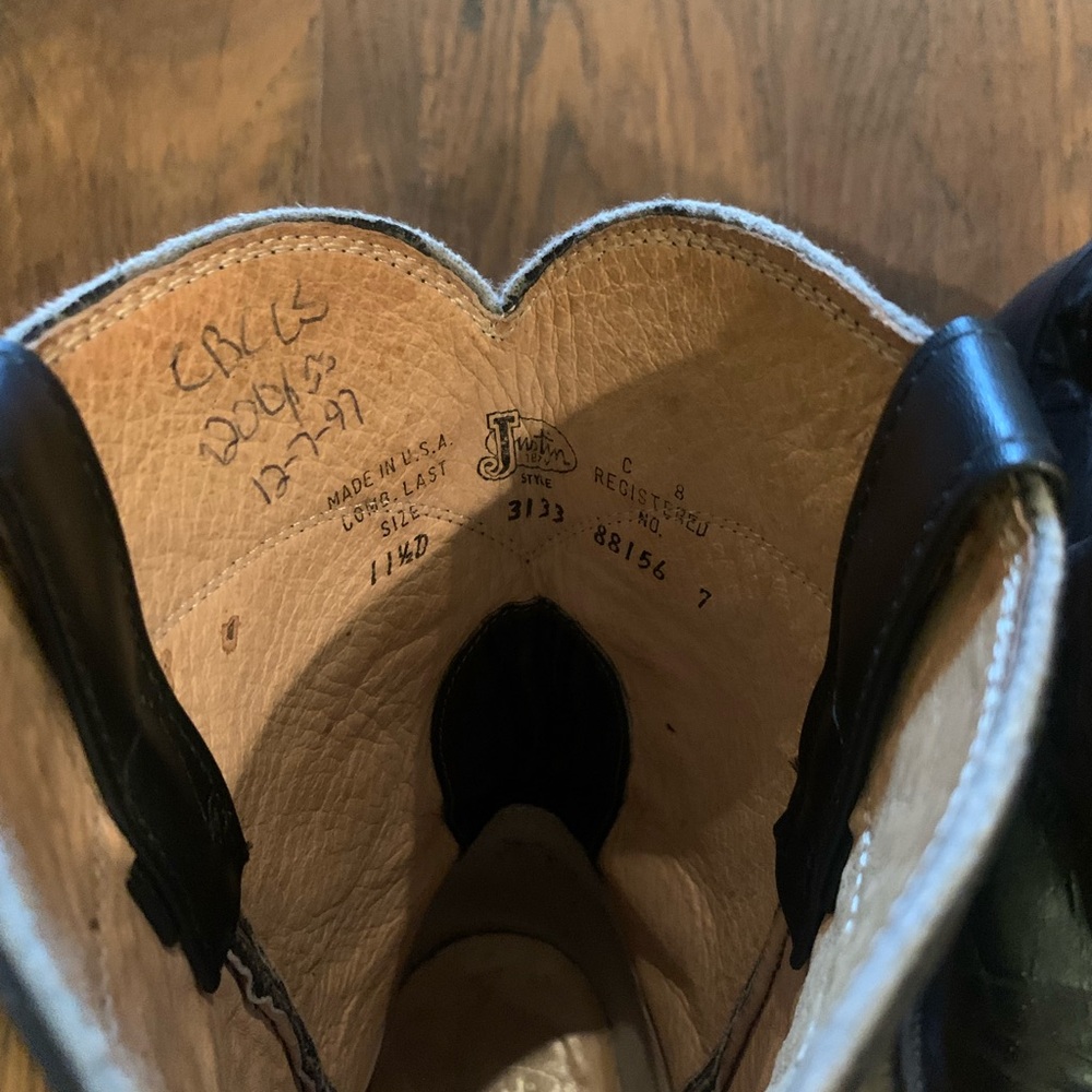 Justin Men’s Kipskin Roper Western Boots - Picture 10 of 14